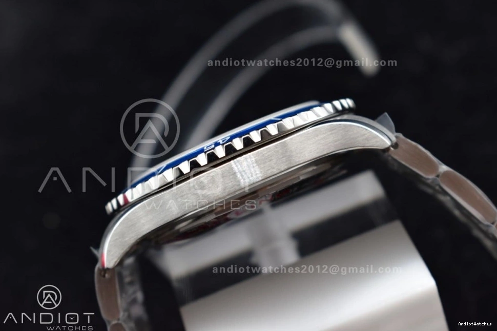 Automatic Blue Edition Bracelet Dial 482 on 44 Blue Bezel Ceramic Thermal SS A SuperOcean TF 1:1 Best White 0820